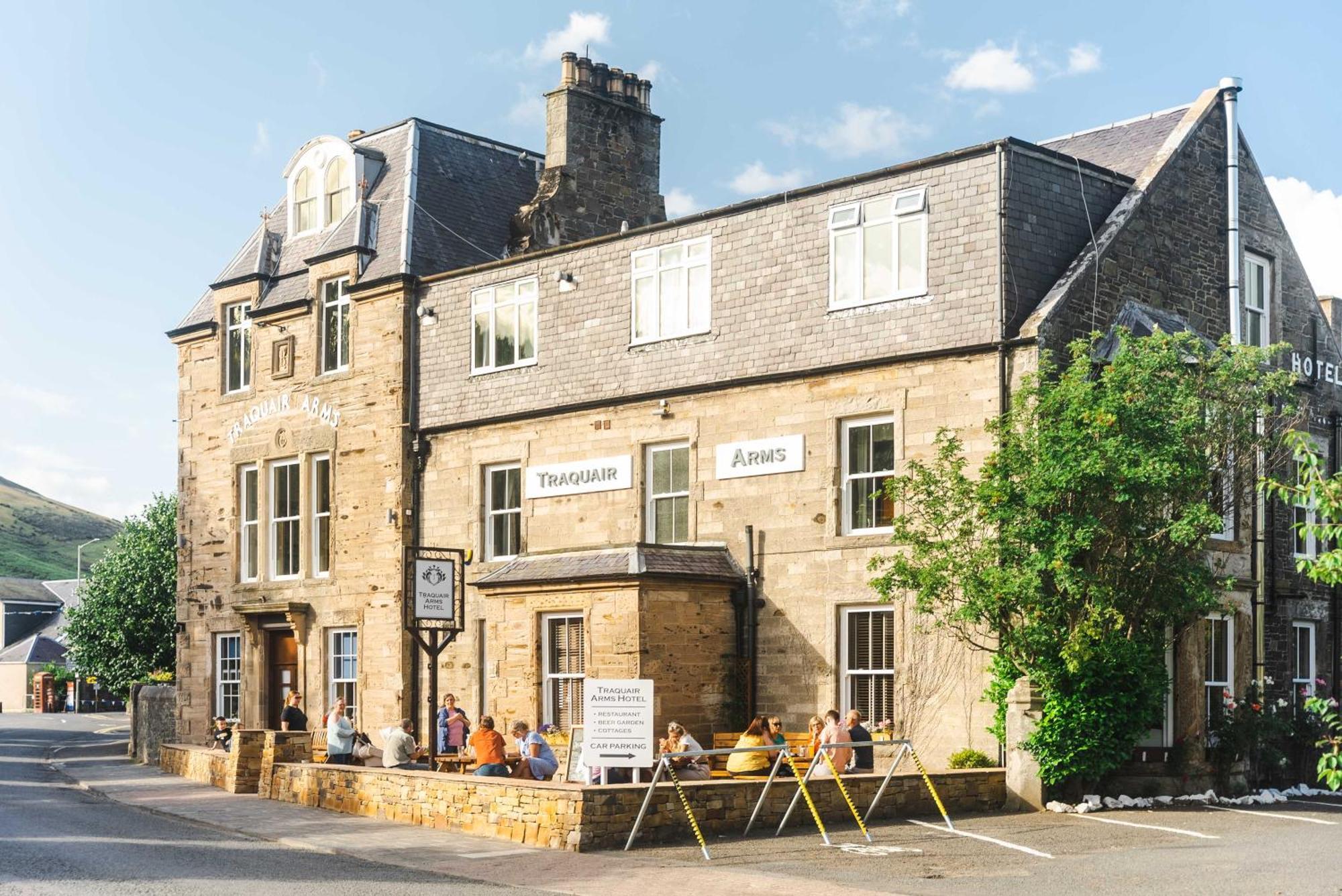 Traquair Arms Hotel Innerleithen Exterior foto